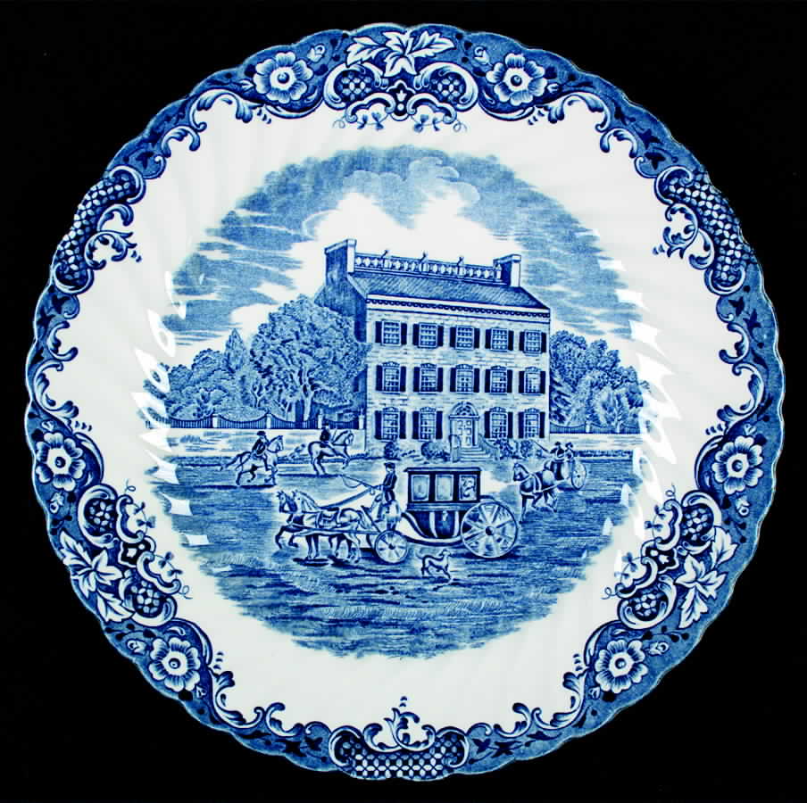 Heritage Hall Blue Dinner Plate by Johnson Brothers-1