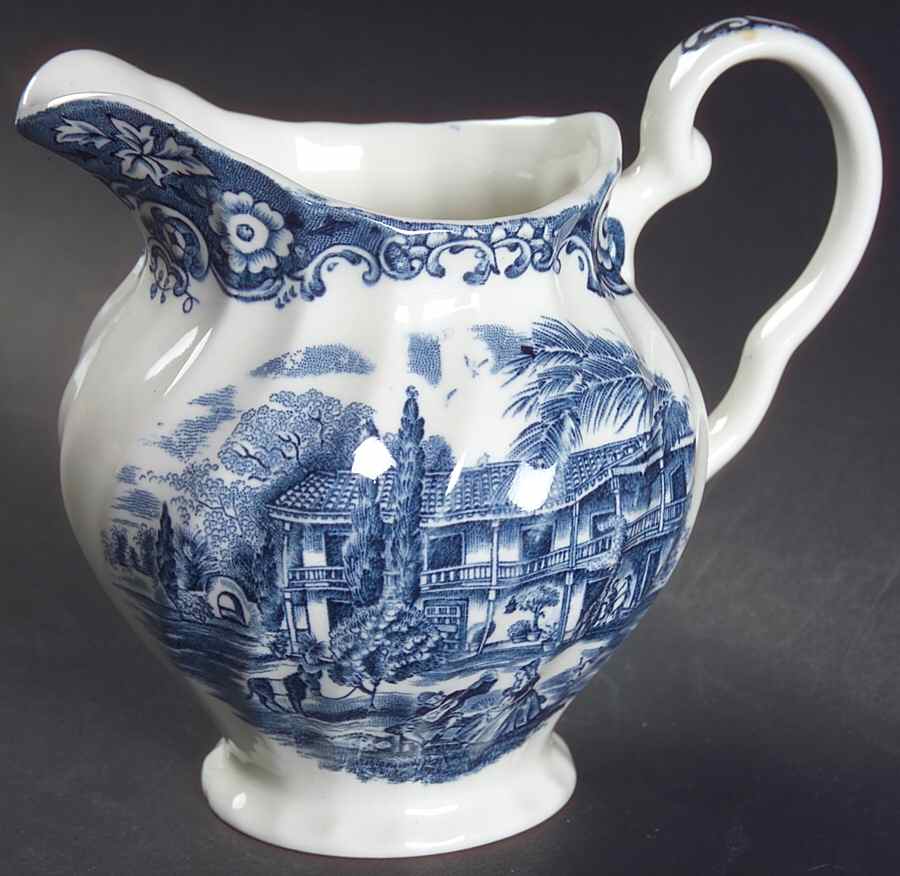 Heritage Hall Blue Creamer by Johnson Brothers-1