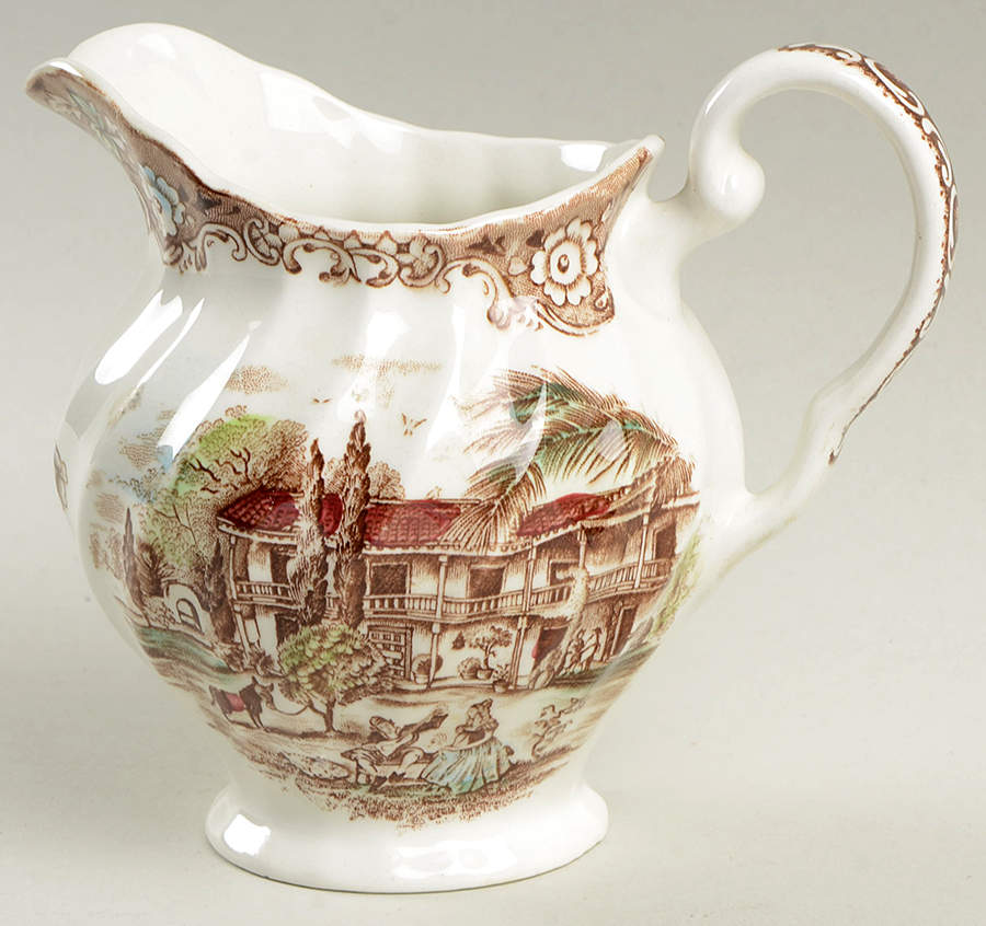 Heritage Hall Brown Multicolor Creamer by Johnson Brothers-1