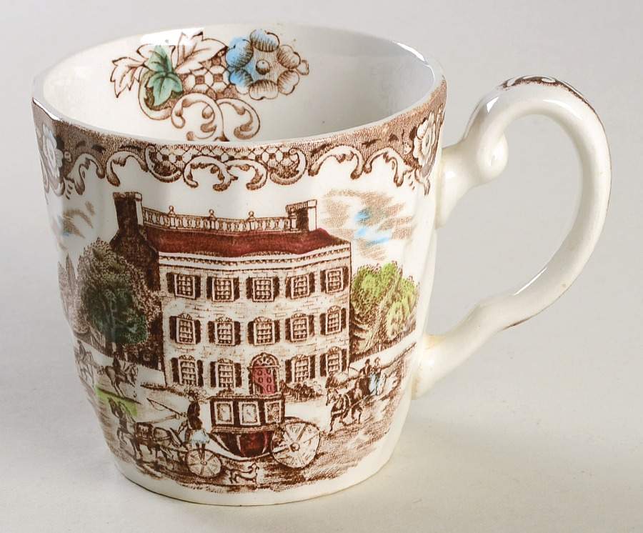 Heritage Hall Brown Multicolor Mug by Johnson Brothers-1