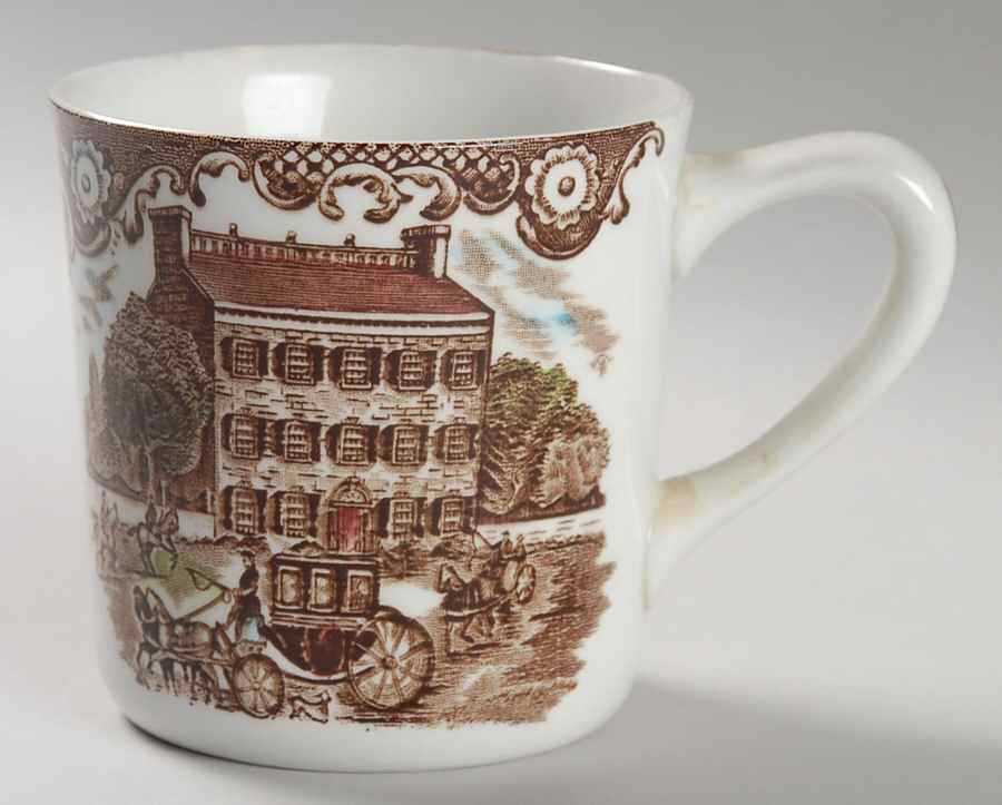 Heritage Hall Brown Multicolor Mug by Johnson Brothers-1