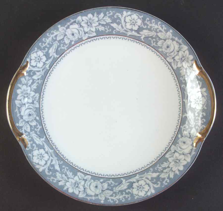Henley Blue Handled Cake Plate by Johnson Brothers-1