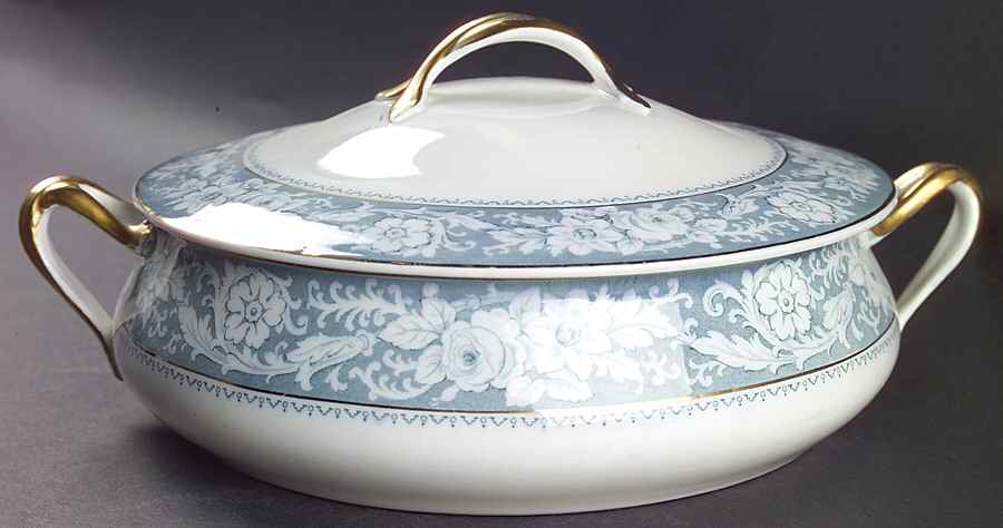 Henley Blue Round Covered Vegetable by Johnson Brothers-1