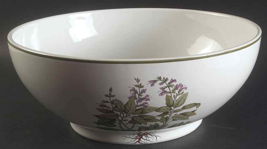 Herbs 11" Large Salad Serving Bowl by Johnson Brothers-1