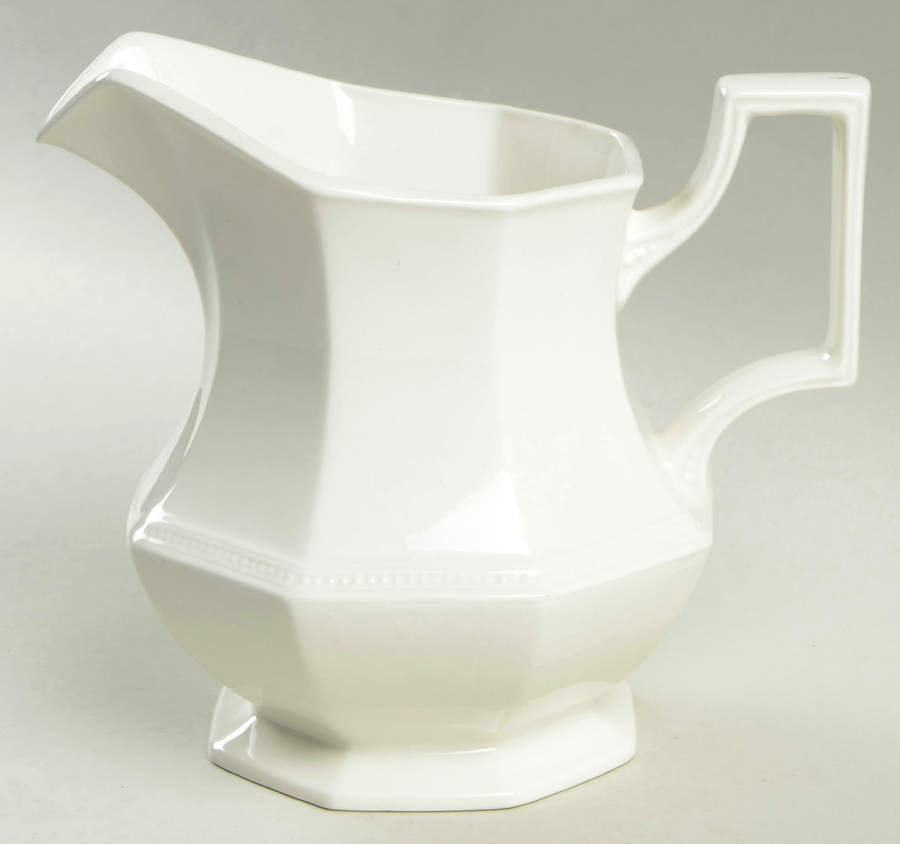 Heritage White ("Made in England" Stamp) 32 Oz Pitcher by Johnson Brothers-1