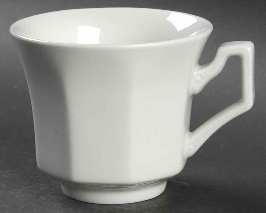 Heritage White ("Made in England" Stamp) Footed Cup by Johnson Brothers-1