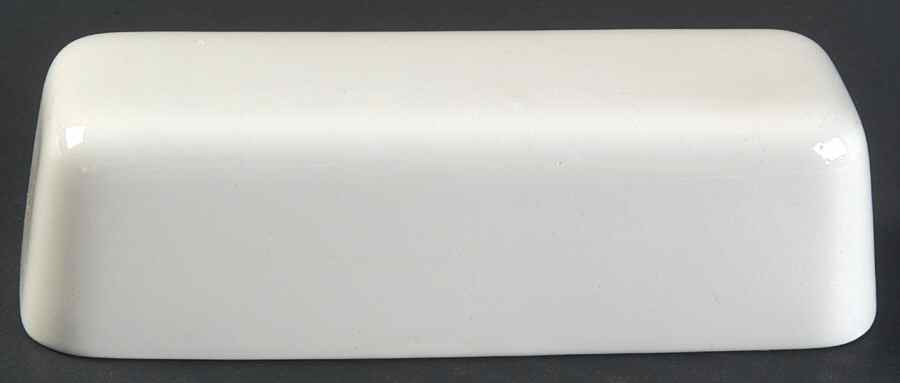 Heritage White ("Made in England" Stamp) Lid for 1/4 Lb Butter by Johnson Brothers-1