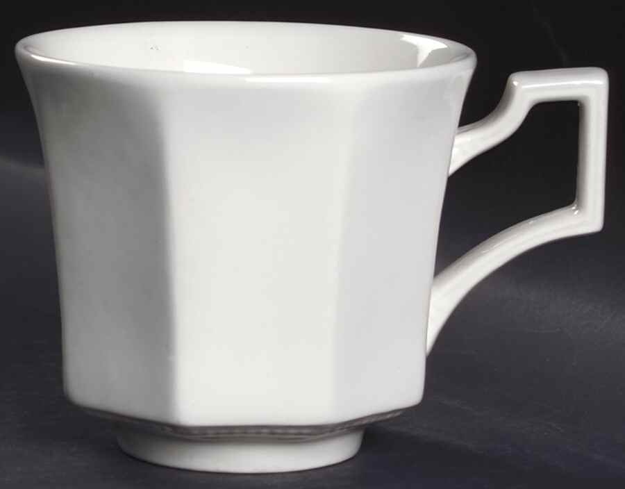 Heritage White ("Made in England" Stamp) Breakfast Cup by Johnson Brothers-1