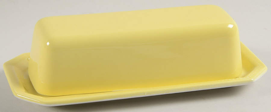 Heritage Yellow 1/4 Lb Covered Butter by Johnson Brothers-1