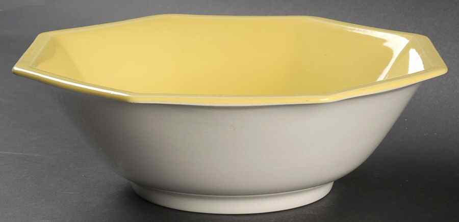 Heritage Yellow 9" Round Vegetable Bowl by Johnson Brothers-1