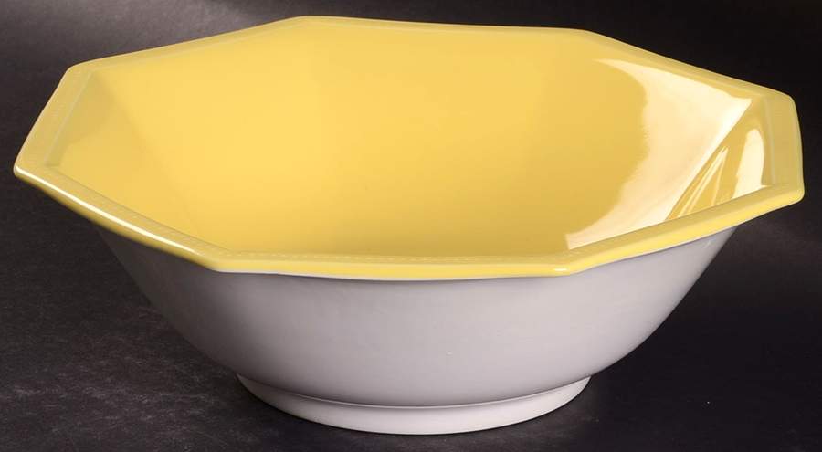 Heritage Yellow 9" Oval Vegetable Bowl by Johnson Brothers-1