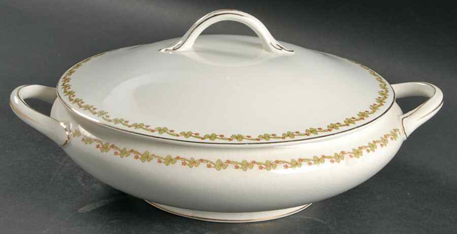 Hevella Round Covered Vegetable by Johnson Brothers-1