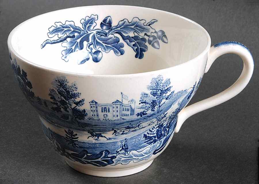Historic America Blue Joke Cup by Johnson Brothers-1