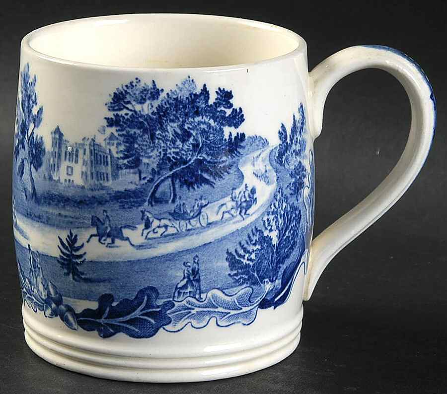 Historic America Blue Mug by Johnson Brothers-1