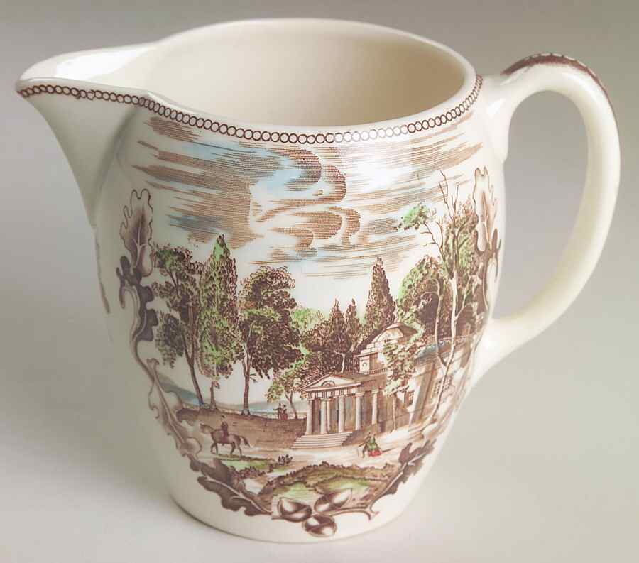 Historic America Brown Multicolor 24 Oz Pitcher by Johnson Brothers-1
