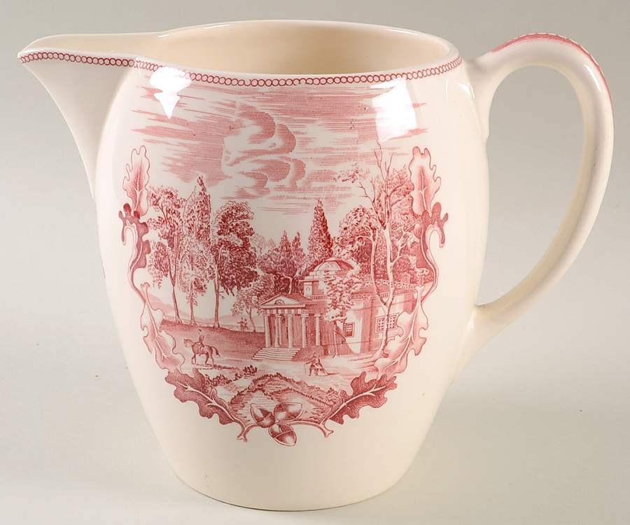 Historic America Pink 58 Oz Pitcher by Johnson Brothers-1