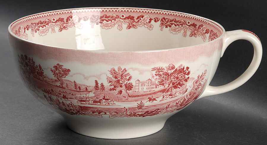 Historic America Pink Colossal Cup by Johnson Brothers-1