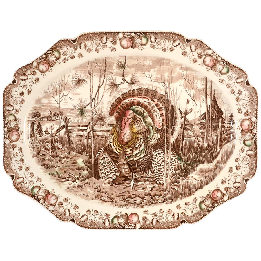 His Majesty (Made in England) 20" Oval Serving Platter by Johnson Brothers-1
