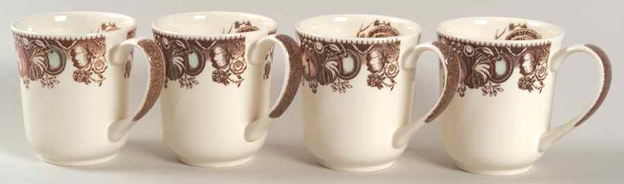His Majesty (Made in England) Mug - Set of 4 by Johnson Brothers-1