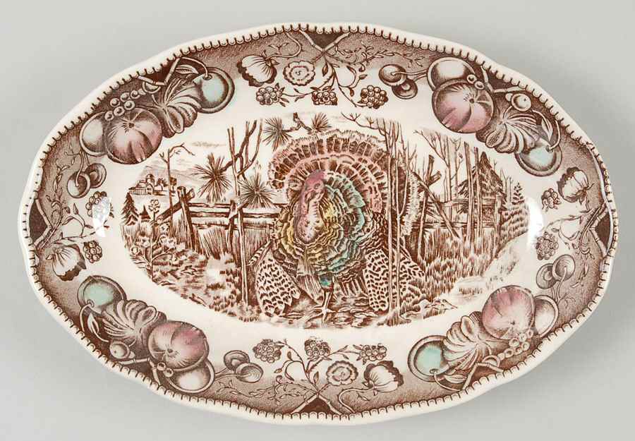 His Majesty (Made in England) Relish/Gravy Underplate by Johnson Brothers-1