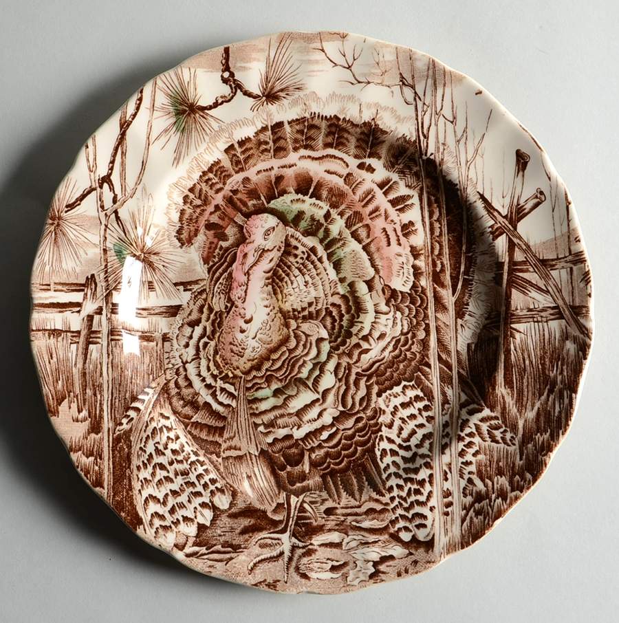 His Majesty (Made in England) Accent Dinner Plate by Johnson Brothers-1