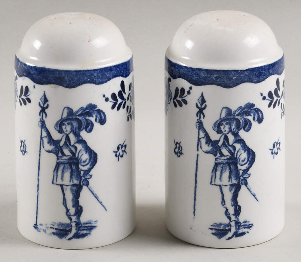 Holland Blue Scenes Salt & Pepper Set by Johnson Brothers-1