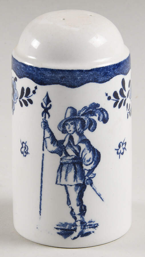 Holland Blue Scenes Salt Shaker by Johnson Brothers-1