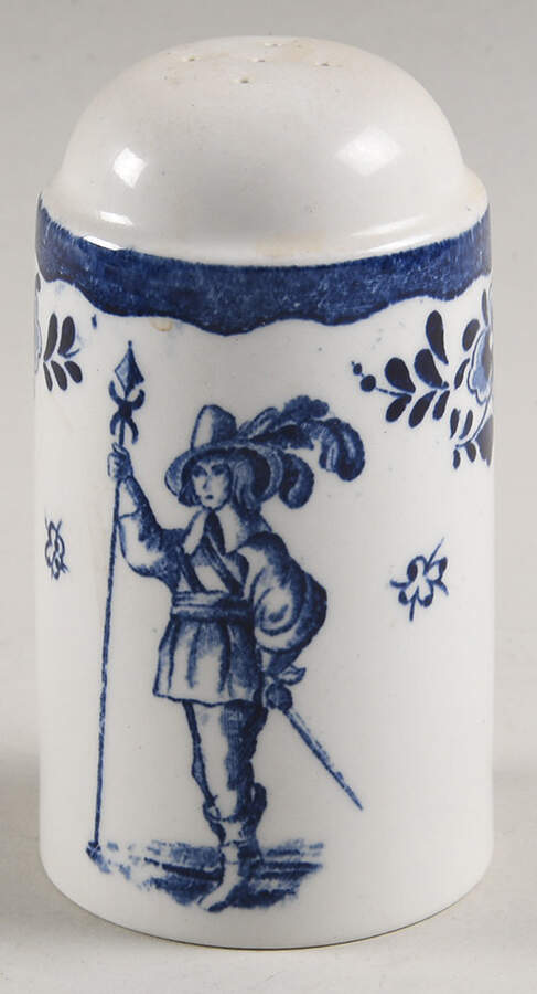 Holland Blue Scenes Pepper Shaker by Johnson Brothers-1