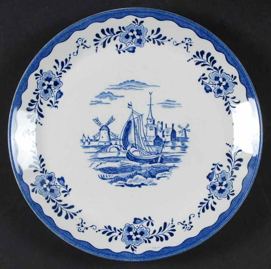 Holland Blue Scenes Salad Plate by Johnson Brothers-1