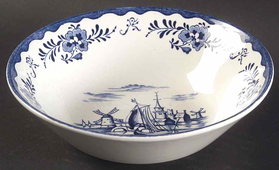 Holland Blue Scenes Coupe Cereal Bowl by Johnson Brothers-1