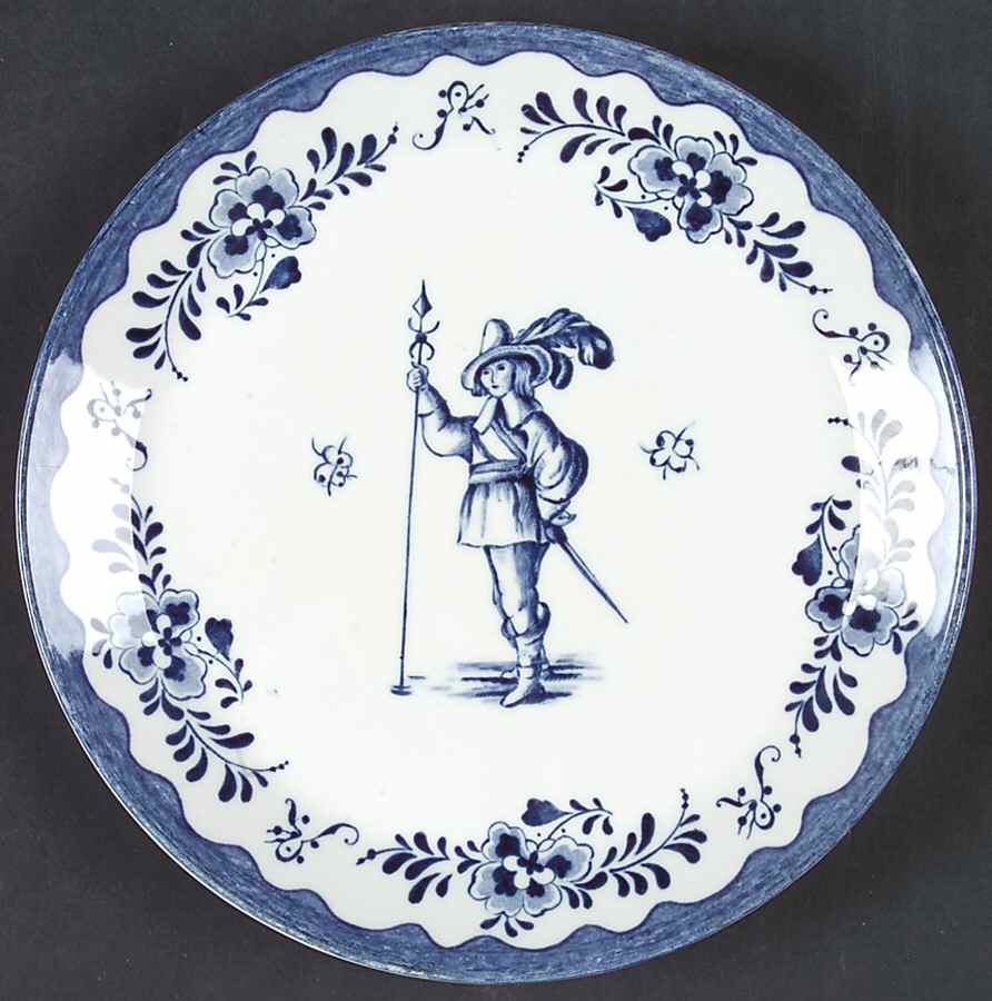 Holland Blue Scenes Bread & Butter Plate by Johnson Brothers-1