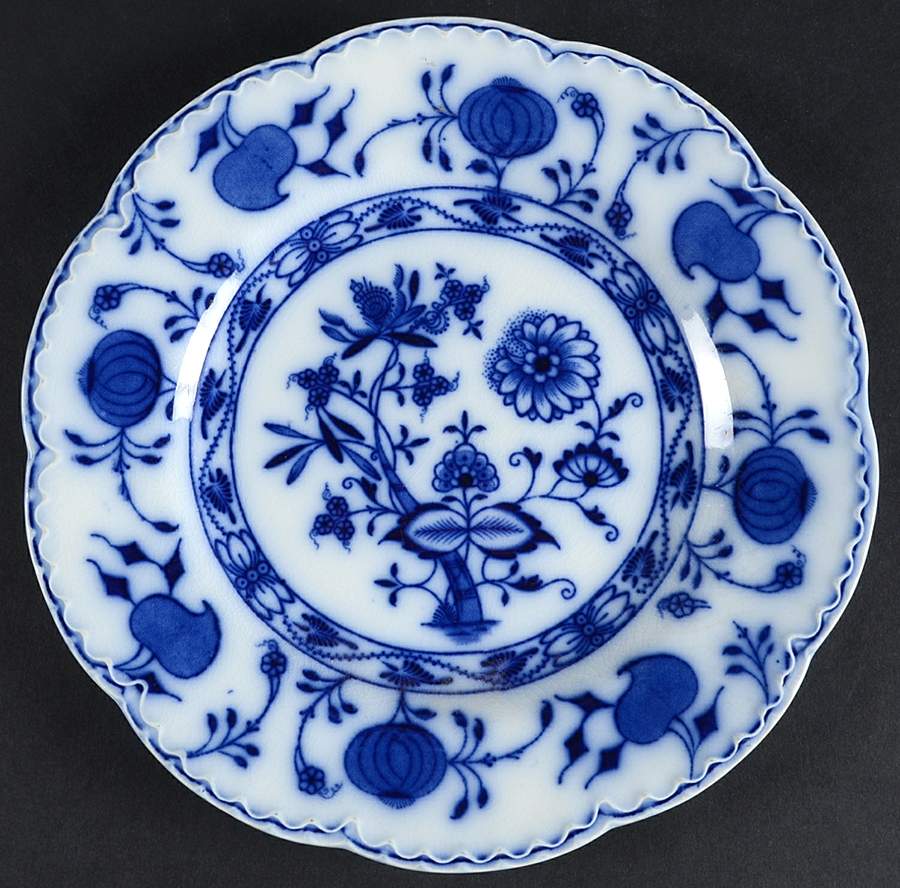 Holland (Flow Blue) Salad Plate by Johnson Brothers-1