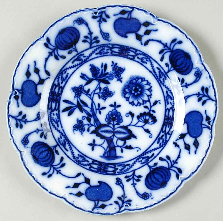 Holland (Flow Blue) Bread & Butter Plate by Johnson Brothers-1