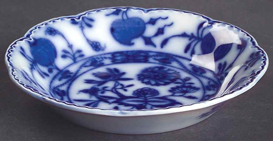 Holland (Flow Blue) Fruit/Dessert (Sauce) Bowl by Johnson Brothers-1