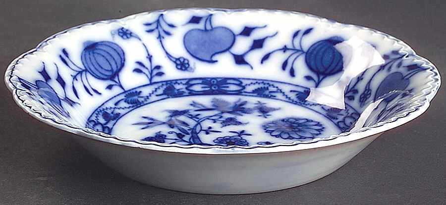 Holland (Flow Blue) Coupe Soup Bowl by Johnson Brothers-1