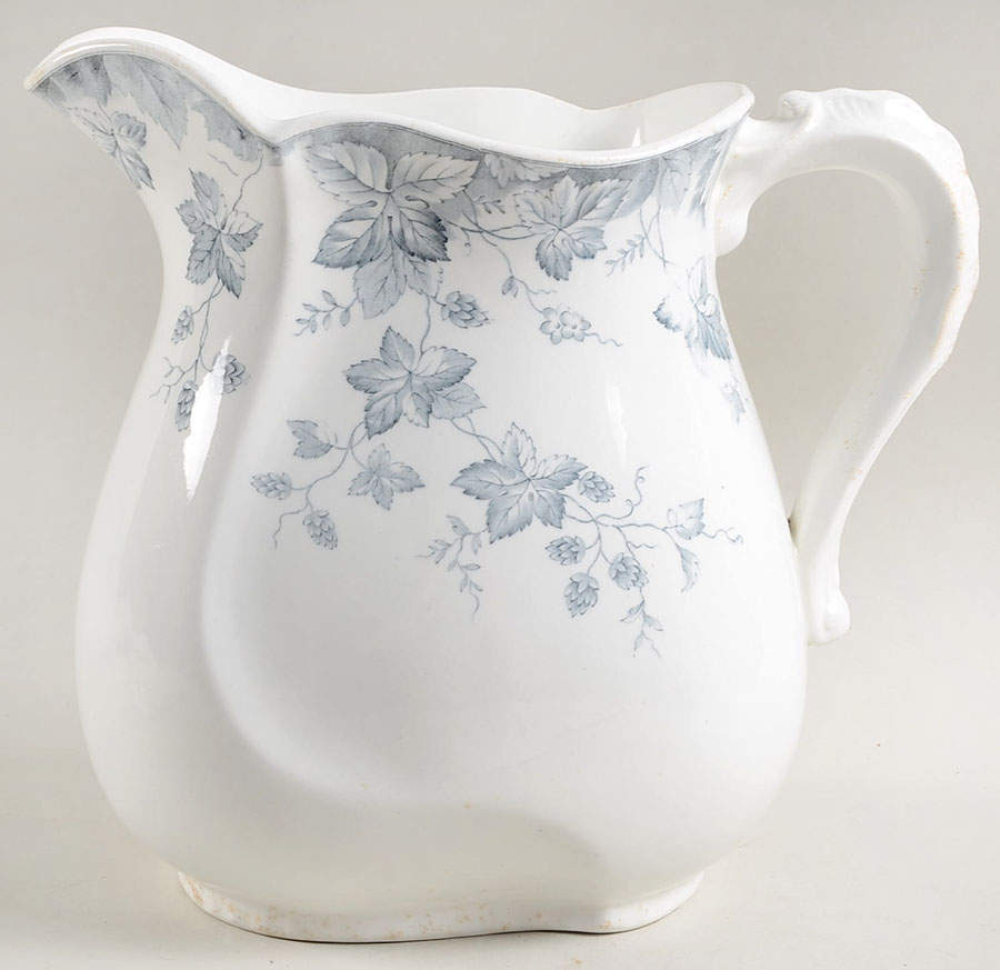 Hop Blue Gray 84 Oz Pitcher by Johnson Brothers-1