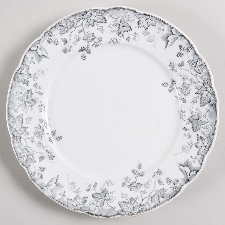 Hop Blue Gray Luncheon Plate by Johnson Brothers-1