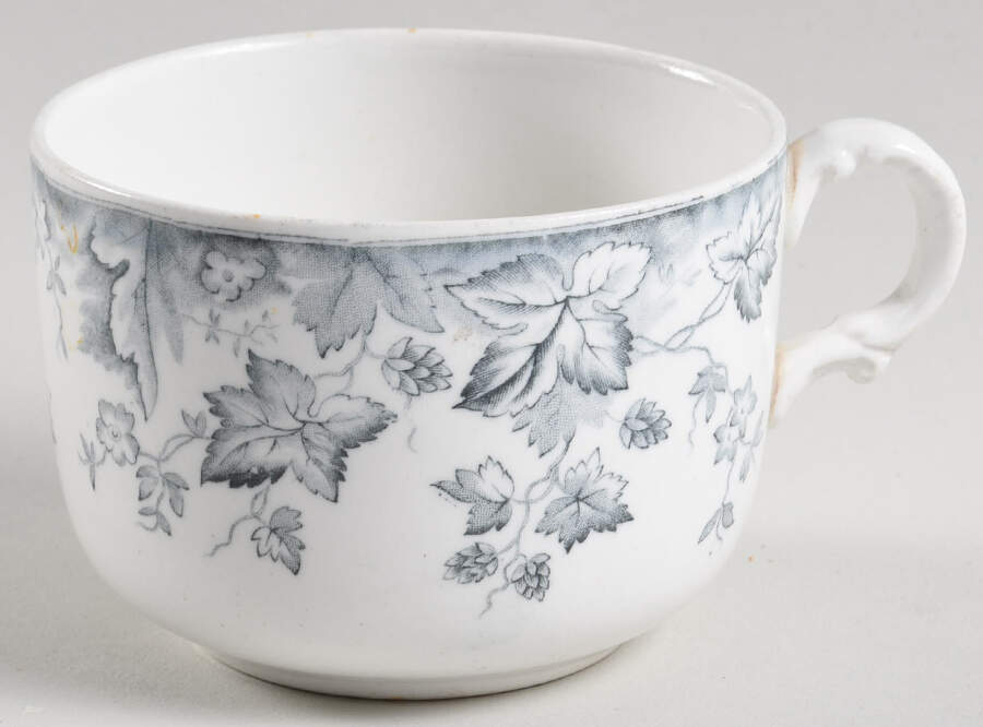 Hop Blue Gray Oversized Cup by Johnson Brothers-1