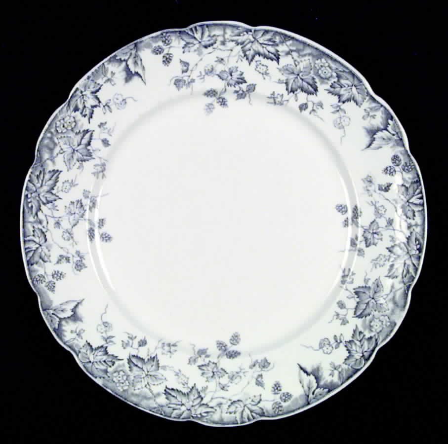 Hop Blue Gray Dinner Plate by Johnson Brothers-1