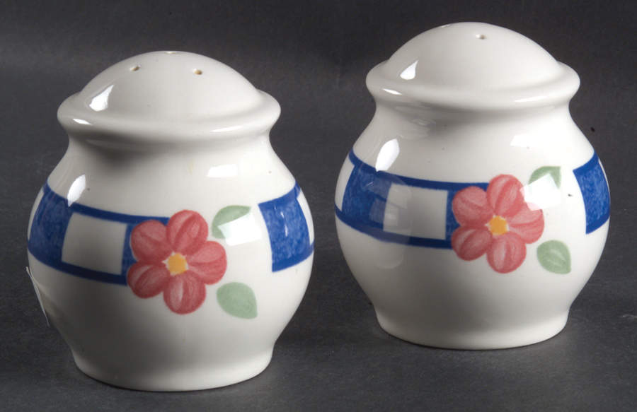 Hopscotch Blue Salt & Pepper Set by Johnson Brothers-1