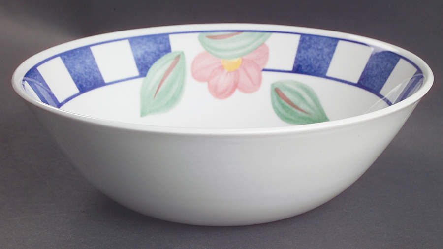 Hopscotch Blue 8" Round Vegetable Bowl by Johnson Brothers-1