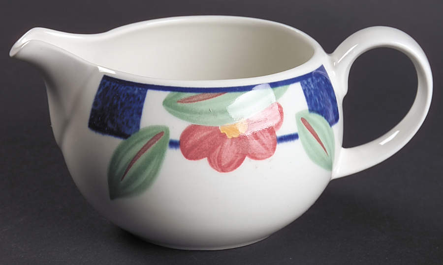 Hopscotch Blue Creamer by Johnson Brothers-1