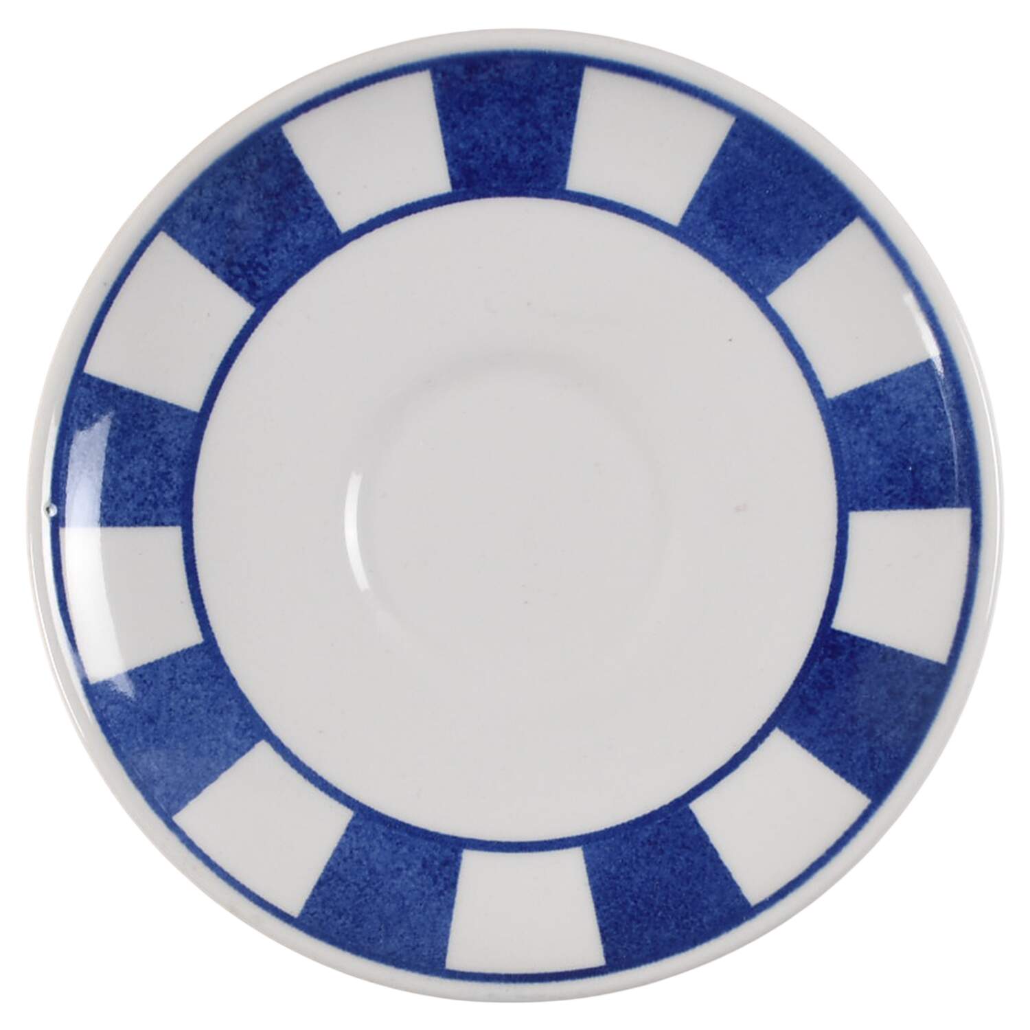 Hopscotch Blue Saucer for Demitasse Cup by Johnson Brothers-1
