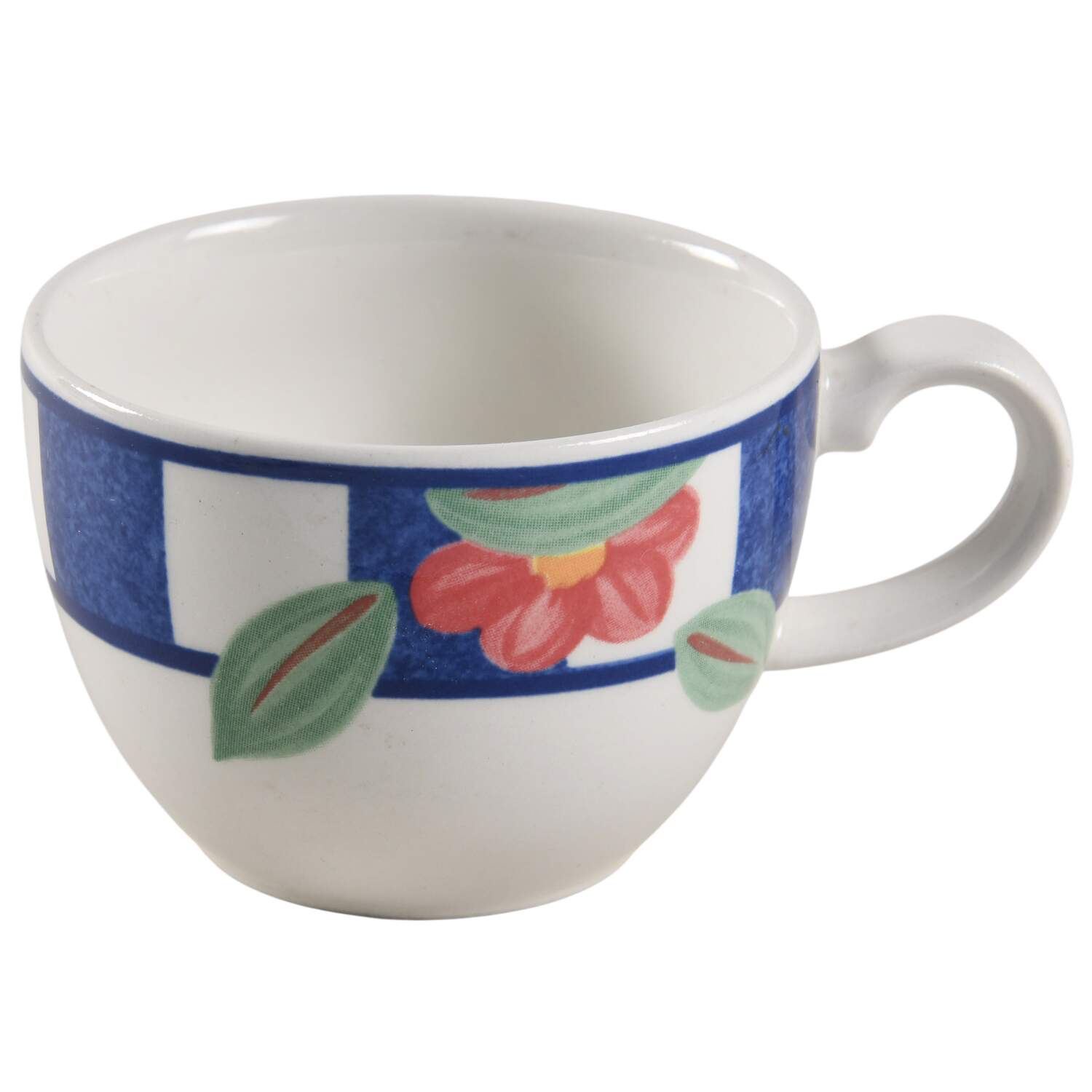 Hopscotch Blue Flat Demitasse Cup by Johnson Brothers-1