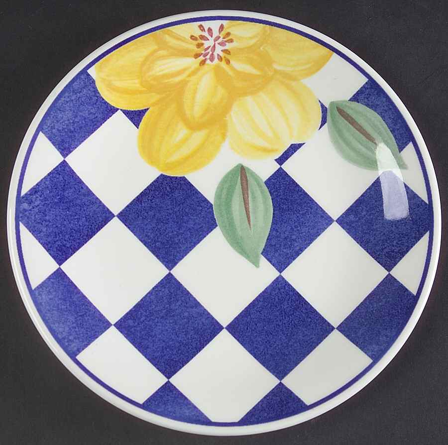 Hopscotch Blue Bread & Butter Plate by Johnson Brothers-1