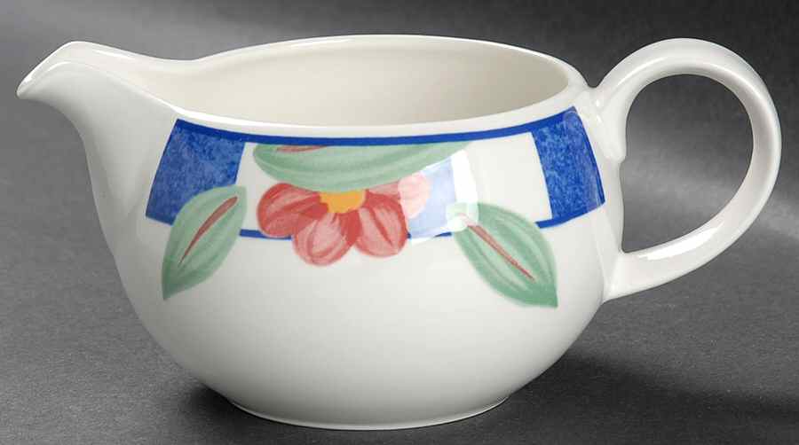 Hopscotch Blue Gravy Boat by Johnson Brothers-1