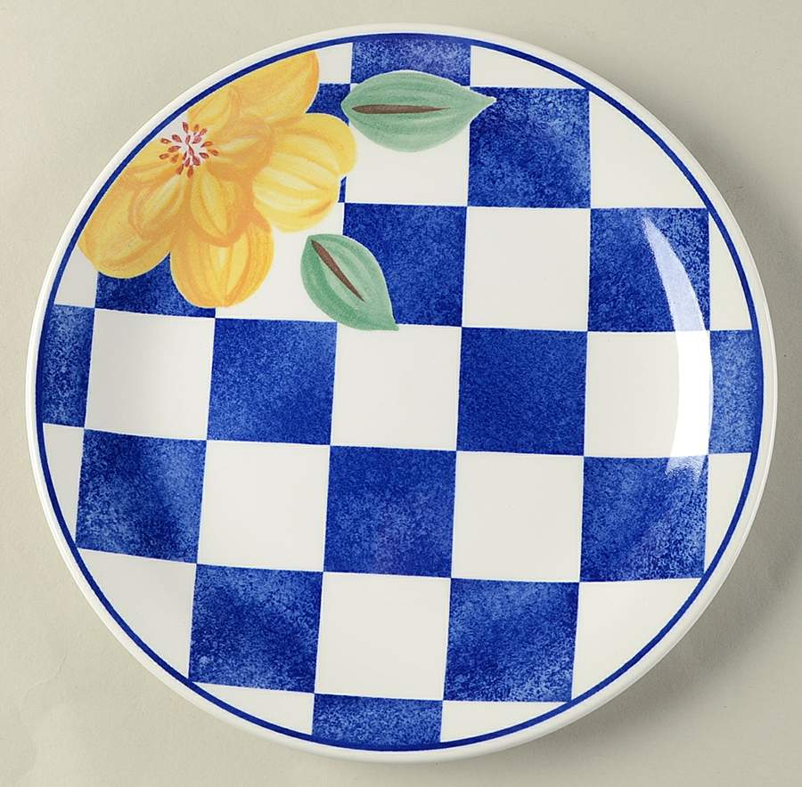 Hopscotch Blue Luncheon Plate by Johnson Brothers-1