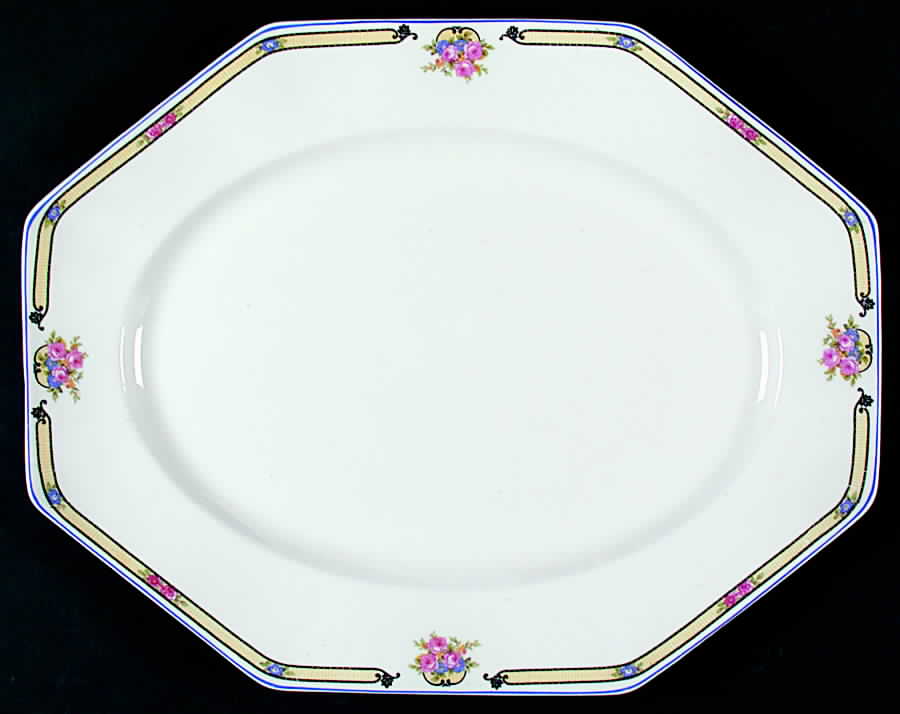 Horton 14" Oval Serving Platter by Johnson Brothers-1