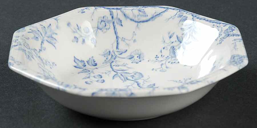 Hyde Park Blue (Heritage) Fruit/Dessert (Sauce) Bowl by Johnson Brothers-1