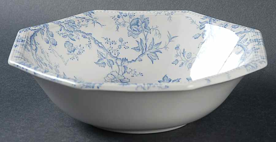 Hyde Park Blue (Heritage) Coupe Cereal Bowl by Johnson Brothers-1